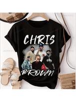 Rapper  Printed T-Shirt Top  Neutral  Harajuku Short Sleeve Unisex Shirt Cotton Oversized T-Shirt S įvairiaspalvis