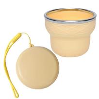 200ml Capacity Silicone Coffee Mug Easy To Clean Travel Collapsible Cup  Camping smėlis