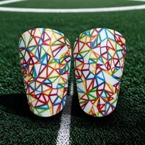 2025 KS-1027 Men's and Boys' Football Shin Guards: Anti-collision Calf Protection for Children.