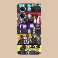Skibidi Toilet TV Camera Man Phone Case for POCO M7 M6 M5 M4 M3 X7 X6 X5 X4 X3 Pro GT 5G Colorful Printing Cover Cover Pretty Poco M7