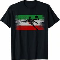 Soccer  Football Persian Futbol Team T-Shirt S įvairiaspalvis
