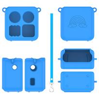 For Yoto Mini Small Audio Player Protective Case Can Hold Cassette Tape Hanging Rope Simple Solid Color Storage