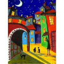 Cartoon castle5d diy Diamond Painting Cross Stitch Resin Mosaic Embroidery Painting Home Decor 20X30CM