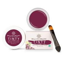 Akių, skruostų ir lūpų gydymas su raudonųjų vynuogių ir kokumų aliejumi (8 g), Tinty Eye Cheek Lip Red Grape Kokum Butter, Bella Vita