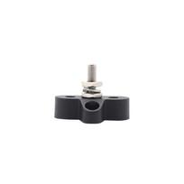 12-48V Didelio galingumo vieno ir dvigubo laido gnybtų varžtas transporto priemonėms, laivams, jachtoms ir mašinoms M6 single connection bolt juoda