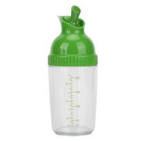 200ml Salad Dressing Shaker BPA Free Prevent Leakage Salad Dressing Jar with Lid for KitchenGreen L žalia