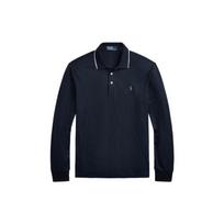 Polo Ralph Lauren Ss23 Solid Color Logo Embroidered Long Sleeve Polo Shirt Men tops Navy-Blue MNPOKNI16822229-410 XS