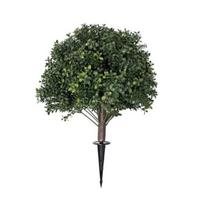 Artificial Topiary Ball Boxwood/Pine with Ground Spike Tree/Rose/Lavender Shrub 24 Inch Faux Fake Bushes Trees 40x60cm B