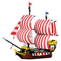 Ship Pirate 653007 Assembly Toy Decoration Model Assembly Tide Play Blocks For Children For Kids Adults Children's Birthday Gift Holiday Present