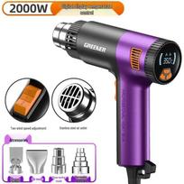 2000W Industrial Heat Gun CN plug (adapter included) 220v spalva