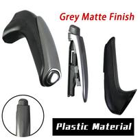 High-quality For Honda Civic 2006 2007 2008 2009 2010 2011 Car Gear Shift Knob Shifter Brake Handle Cover Grey/Carbon Fiber