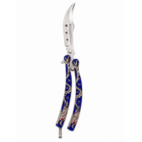 Treniruočių peilis Butterfly be ašmenų 22cm - blue dragon hawk