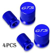 4pcs For Porsche GTS Cayenne Cayman Panamera Macan 911 718 928 901 Car Wheel Tire Valve Caps Tyre Stem Covers Airdust Waterproof