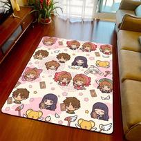 Cardcaptor Sakura Interior Carpet Rug Anime Floor Mat Soft Feel Non Slip Backing for Living Room Bedroom -QJY 60x90cm