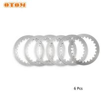 OTOM Motorcycle CBS300 NB300 Engine Clutch Friction Plates Clutch Steel Plates For ZONGSHEN ZS174MN-3 ZS174MN-5