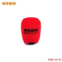 OTOM 2025 Motorcycle Air Filter Cleaner Dual Foam Layer Sponge Strainer Filtration Cover For KTM HUSQVARNA GASGAS SX65 TC65 MC65