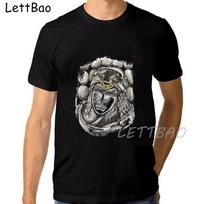 Fashion Jojo Bizarre Adventure T Shirt Men O Neck Short Sleeve Giorno Giovanna T Shirt Japan 2XL