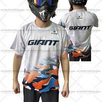 Giant MTB jersey DH motocross downhill sweatshirt Enduro long-sleeved jersey BMX mountain bike short-sleeved shirt Giant jersey S