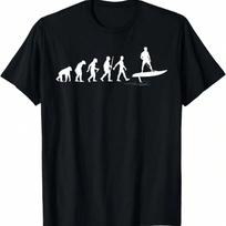 Funny Hydrofoil Evolution Design For unisex Wounisex Surfing Lover T-Shirt.Jpg S įvairiaspalvis