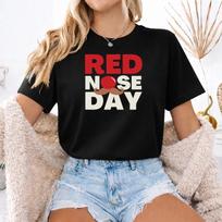 Red nose day 2026 T-shirt, Kids comic Relief Funny Shirt , Beard Nose S
