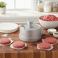 Adjustable Burger Press Aluminum Alloy Hamburger Patty Maker Uniform Patties for Home