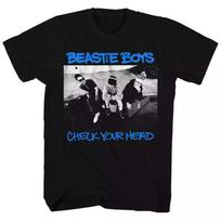 Beastie Boys Check Your Head Unisex T-shirt Music Classic Band Hip Hop Tee Black Graphic Tee S