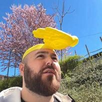 Creative Sun Hat with Funny Palm Headband – UV Protection for Summer Outdoor Activities No specific size