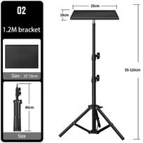Universal Sound Card Projector Tray Live Microphone Tripod Stand Smartphone Camera Laptop Stand Bracket with 1/4Inch Thread New