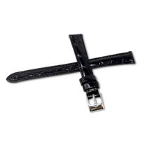 Watch Genuine Leather with Care Instructions [Seiko] Band, 12mm, Strap, Women's, (Black) juoda