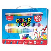 Piešimo reikmenų rinkinys MAPED COLOR PEPS 100vnt.
