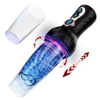 Automatinis besisukantis ir teleskopinis vyrų masturbatorius su 9 režimais MMA-063