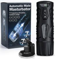 Automatinis besisukantis ir teleskopinis vyrų masturbatorius su stovu 1847
