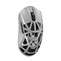 WLMouse Beast X Mini Pro Solid SIdes, Omron Opticals Switches, Metallic Silver