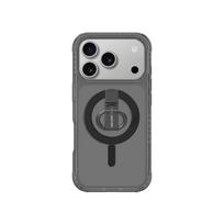 AmazingThing Titan Pro Grip Ring rinkinys dėklas telefonui iPhone 17 Pro, suderinamas su MagSafe - juodas