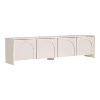 Kreminės spalvos TV spintelė 180x45x32 cm Aurelia – Kalune Design