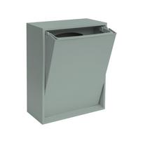 Pilkai mėlynos spalvos iš perdirbto plastiko šiukšliadėžė rūšiavimui/sieninė Recycling Box – ReCollector