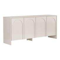 Kreminės spalvos šoninė spintelė 180x80x45 cm Arlen – Kalune Design