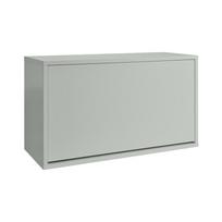 Pilkai mėlynos spalvos atlenkiama/pakabinama spintelė batams 70x30x40 cm – ReCollector