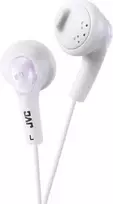 Į ausis įkišamos Ausinės JVC HA-F160WEP "Bass boosting" technologija, "Gumy", baltos