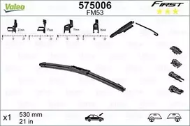 Valytuvas Valeo Multiconnection 530 mm