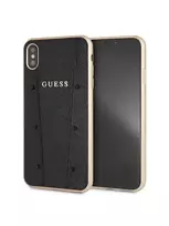 Dėklas Guess iPhone XR Guess Kaia Hard Case Juodas