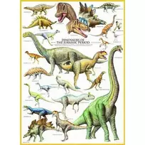 Eurographics DĖLIONĖ "JUROS PERIODO DINOZAURAI". 1000 DETALIŲ