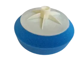 Kieta poliravimo kempinė 150mm BALTA Greito tvirtinimo