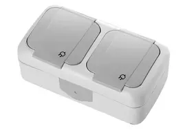 Lauko rozetė dviguba, IP 54 klasė, ,,Palmye" PANASONIC