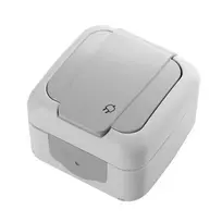 Lauko rozetė, su įžeminimu, IP 54, ,,Palmye", Panasonic