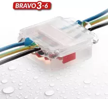 Bravo 3-6 gelbox dėžutė su geliu, IP 68, komplekte su jungtim