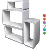 Pakabinamas-pastatomas lentynų komplektas LO01-PB pilkas-baltas (Nemokamas pristatymas)