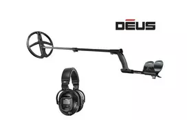 Metalo detektorius XP DEUS lite su 28cm X35 rite ir belaidėmis WS5 (uždaromomis) ausinėmis.