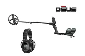 Metalo detektorius XP DEUS pilna kompletacija su 22cm X35 rite ir belaidėmis WS5 (uždaromis) ausinėmis.