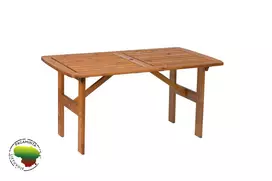 Venta lauko stalas, medaus spalvos